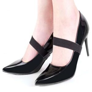 FOREVER 21 POINTED TOE HIGH HEEL STILETTOS ONE STRAP BAND PUMP SHOES
